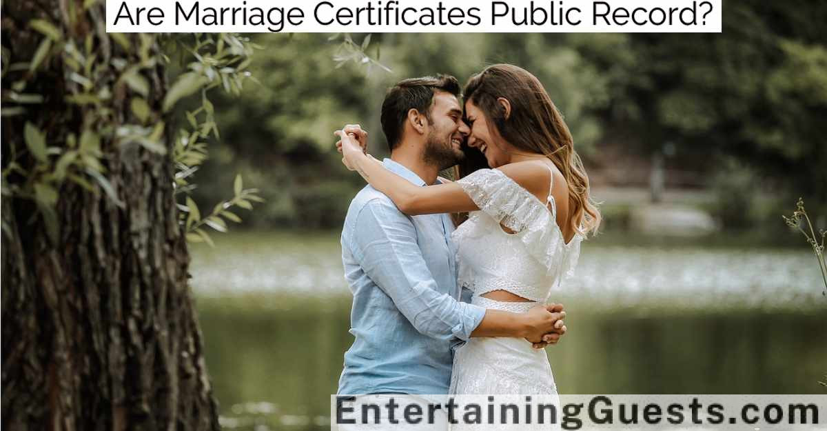 Are Marriage Certificates Public Record?