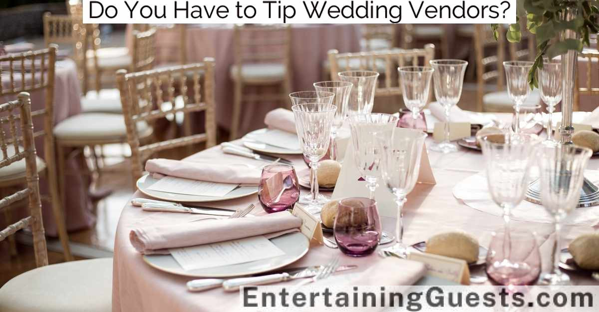 Do You Have to Tip Wedding Vendors?