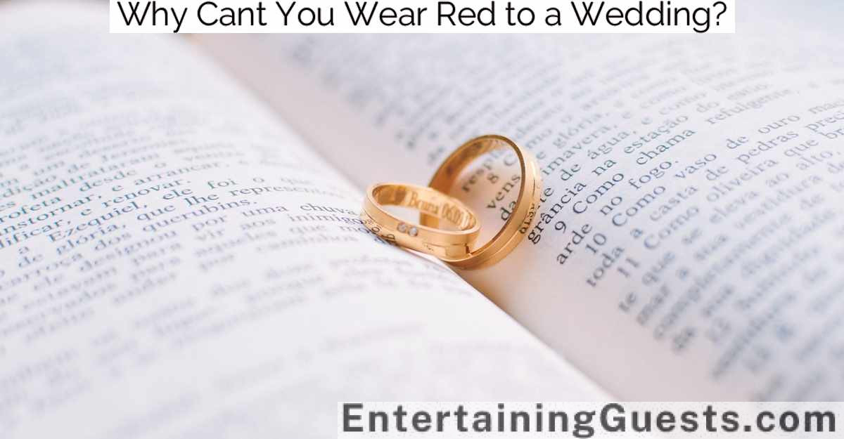 Why Cant You Wear Red to a Wedding?