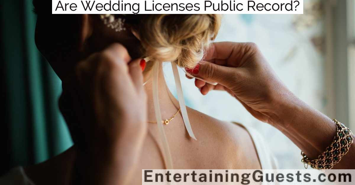 Are Wedding Licenses Public Record?